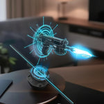 3D Hologram Fan Naked-eye Projector Holiday Gifts, Holiday Lighting, Party Lighting