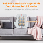 1 Set  Shiatsu Back Massager 3D Deep Tissue Kneading Massage Pillow Cordless USB Rechargeable With 3 Massaging Modes 2 Heating Levels 10Mins Auto-Off For Back Shoulder Waist Lumbar No Chair