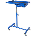 Adjustable Tear Down Work Table With Drawer For Garages, Repair Shops, And DIY, Portable, 4  2.5 Swivel Casters, 220 Pound Capacity, Rubber Corners, Heavy Duty Steel,