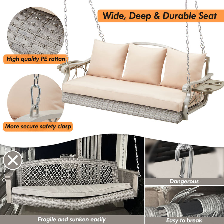 Porch Swing Basket