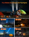 New Product Large Capacity 20000mAh 3 USB C Flashlight Ip67 Waterproof High-speed Wireless Charger Solar Power Bank