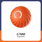 Pet Dog Rubber Ball Toys For Dogs Resistance To Bite Dog Chew Toys Puppy Pets Dogs Training Products Orange 67mm