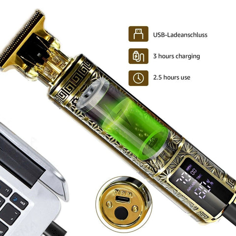 Beard Trimmer Hair Clippers Cordless Hair Cutting Kit Barber Shaving Machine For Men USB Rechargeable 1 PCS