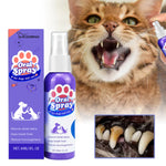 Cat And Dog Teeth Cleaning Spray To Remove Tooth Stains Fresh Breath Pet Oral Care Spray