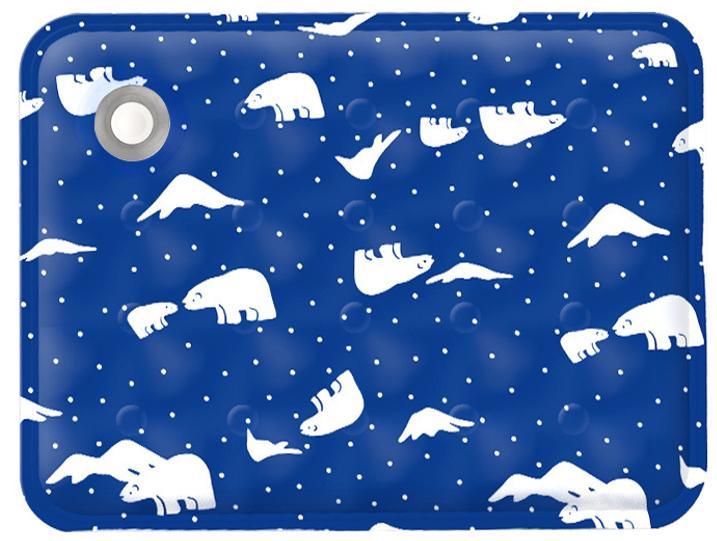 Pet Summer Cooling Pad, Ice Bear Shape, Suitable For Cats And Dogs, Washable And Portable Cooling Pad