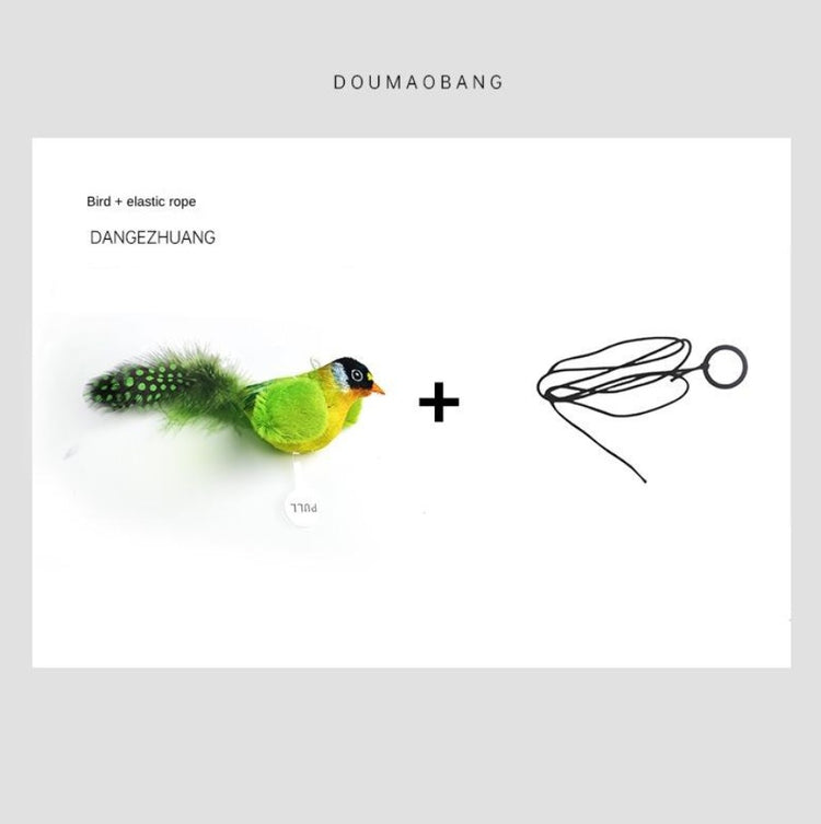 Cute Bird Design Cat Teaser Toy, SimulationParrot Cat Teaser Toy, Interactive Cat Teaser Toy,Pet Supplies Catbirdtoy Catnip