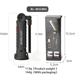 Rechargeable LED Work Light - 360 Degree Rotating Magnetic Base, Handheld Portable Light For Car Maintenance, Mechanical Work, Camping, Emergency - 5 Light Modes