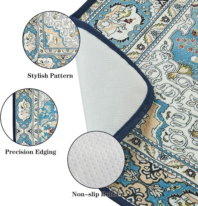 Qeils Washable Pee Pads For Dogs, 2 Pack Reusable Puppy Pads Super Absorbent Leakproof Dog Training Pads, Non-Slip Potty Pads For Floor, Crate, Couch, Whelping Pads Litter Mat Puppy Supplies