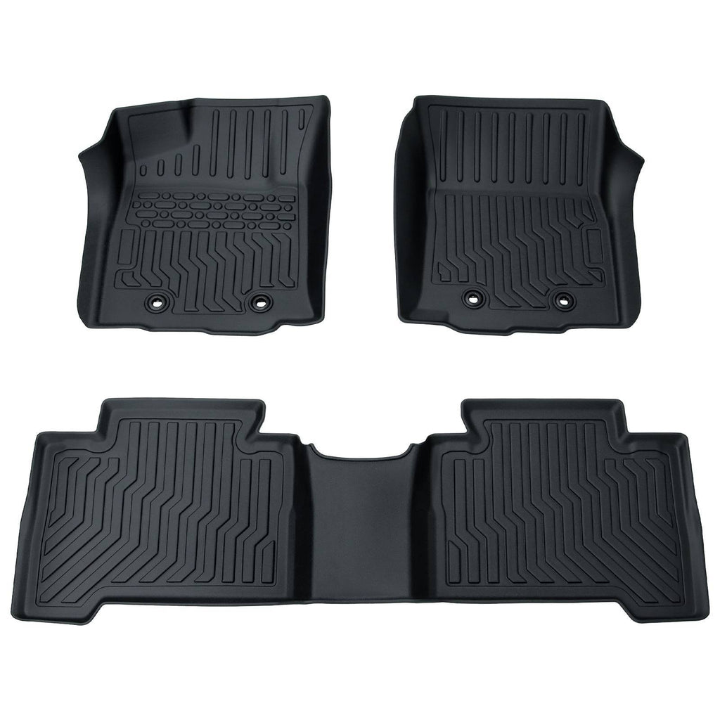 TPE Rubber Car Floor Mats For 18-23 Tacoma Double Cab