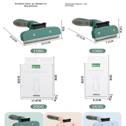 Cat Dog Pet Hair Trimmer Pet Shaving Razor Pet Comb