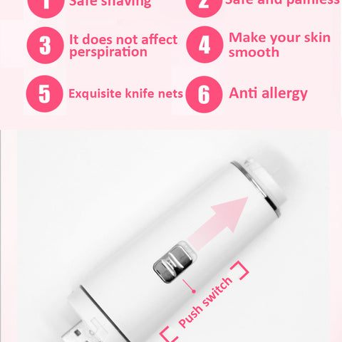 4 In 1 Facial Eyebrow Hair Epilator Remover Tool Device Painless Electric Shaver For Women