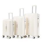 20  24  28  3 Pcs  Set In ABS Spinner Wheel Luggage, Carry On Suitcase, Matching Color, TSA Combination Lock