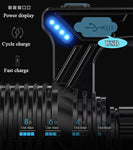 Rechargeable LED Flashlight 8-Modes Searchlight Spotlight Portable Super Bright