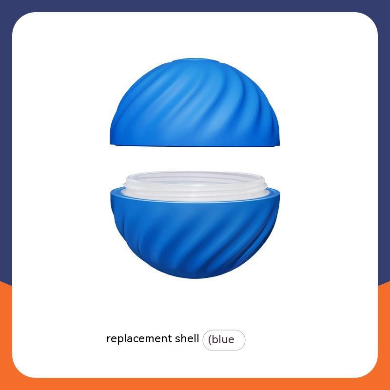 Pet Dog Rubber Ball Toys For Dogs Resistance To Bite Dog Chew Toys Puppy Pets Dogs Training Products Replacement Shell Blue