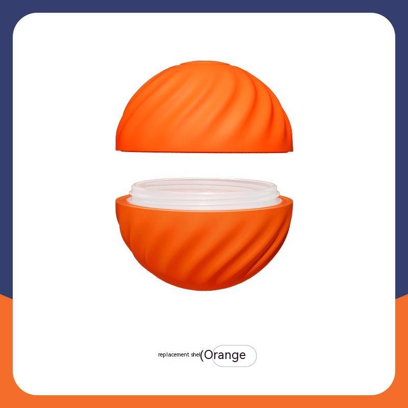 Pet Dog Rubber Ball Toys For Dogs Resistance To Bite Dog Chew Toys Puppy Pets Dogs Training Products Replacement Shell Orange