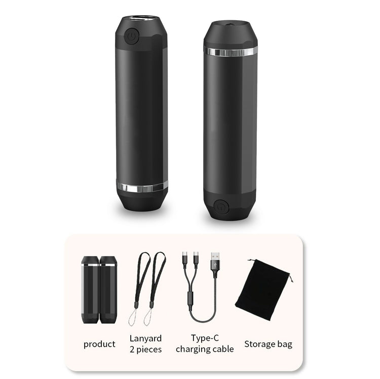 Heat For Camping Hiking Hunting Golf Heater Reusable Portable Pocket Heater With Split Magnetic And Flashlight Hand Warmers