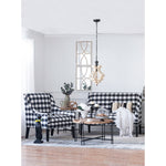 Farmhouse Chandelier, Dilapidated White Chandelier French Country Wood Chandelier For Living Room Foyer, Bulb Not Included
