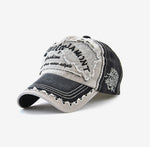 Embroidered Men's Outdoor Leisure Tiger Head Sun Hat
