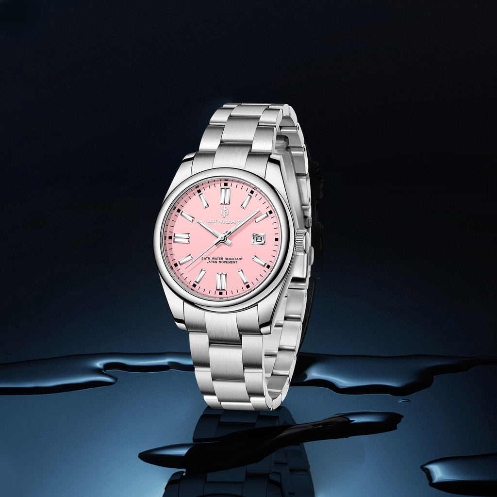Men Watch Waterproof Stainless Steel Watch For Men Analog Chronograph Fashion Watch, Easy Read Men Dress Watch Luminous Watch Elegant Gift