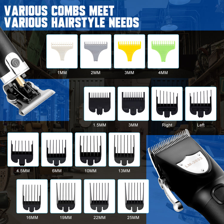 Hair Clippers For Men, Professional Cordless Ships From Amazon Sold By BAIYESHENG. Barber Clippers And Beard Trimmer Set