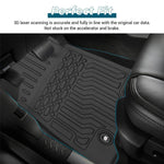 TPE Rubber Car Floor Mats For 18-23 Tacoma Double Cab