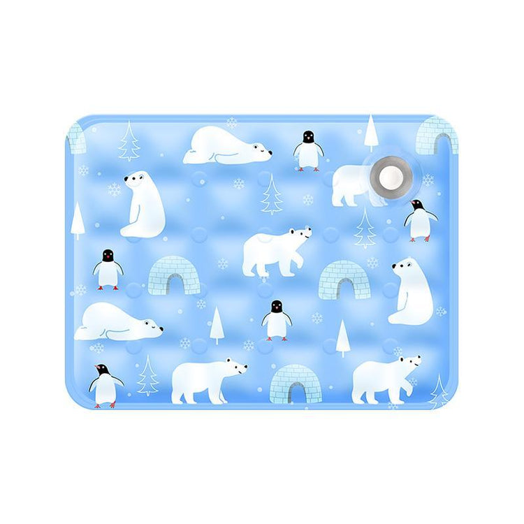 Pet Summer Cooling Pad, Ice Bear Shape, Suitable For Cats And Dogs, Washable And Portable Cooling Pad