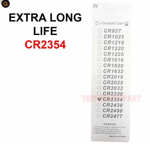 5 PCS CR2354 Lithium Battery 3V Button Cell Computer Portable Devices EXTRA LIFE