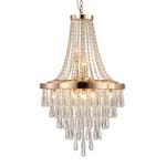 Golden Crystal Chandelier, Large Modern Luxury Chandelier For Living Room, Dining Room, Bedroom, Hallway - Bulb Not Included Unavailable Platforms- Temu