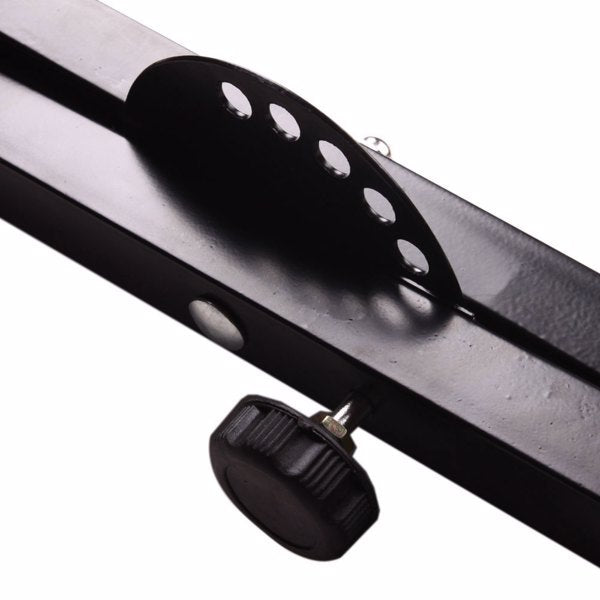 X-type Keyboard Stand And Adjustable Folding Piano Bench Stool Seat -Black