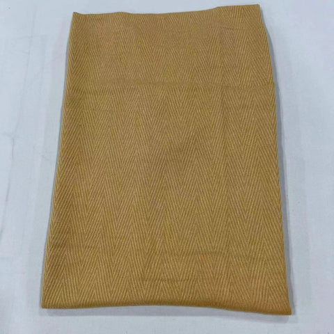 Herringbone Pattern Monochrome Artificial Cashmere Scarf Women's Simple Casual Style Tassel Warm Shawl