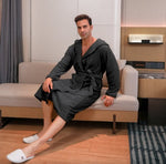 Men's Fibre Velvet Gown Set