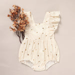 Baby Girl Honeybee Bubble Romper - 1st Bee Day Romper, Infant Bee Birthday Outfit, Cute Bee Romper For Baby