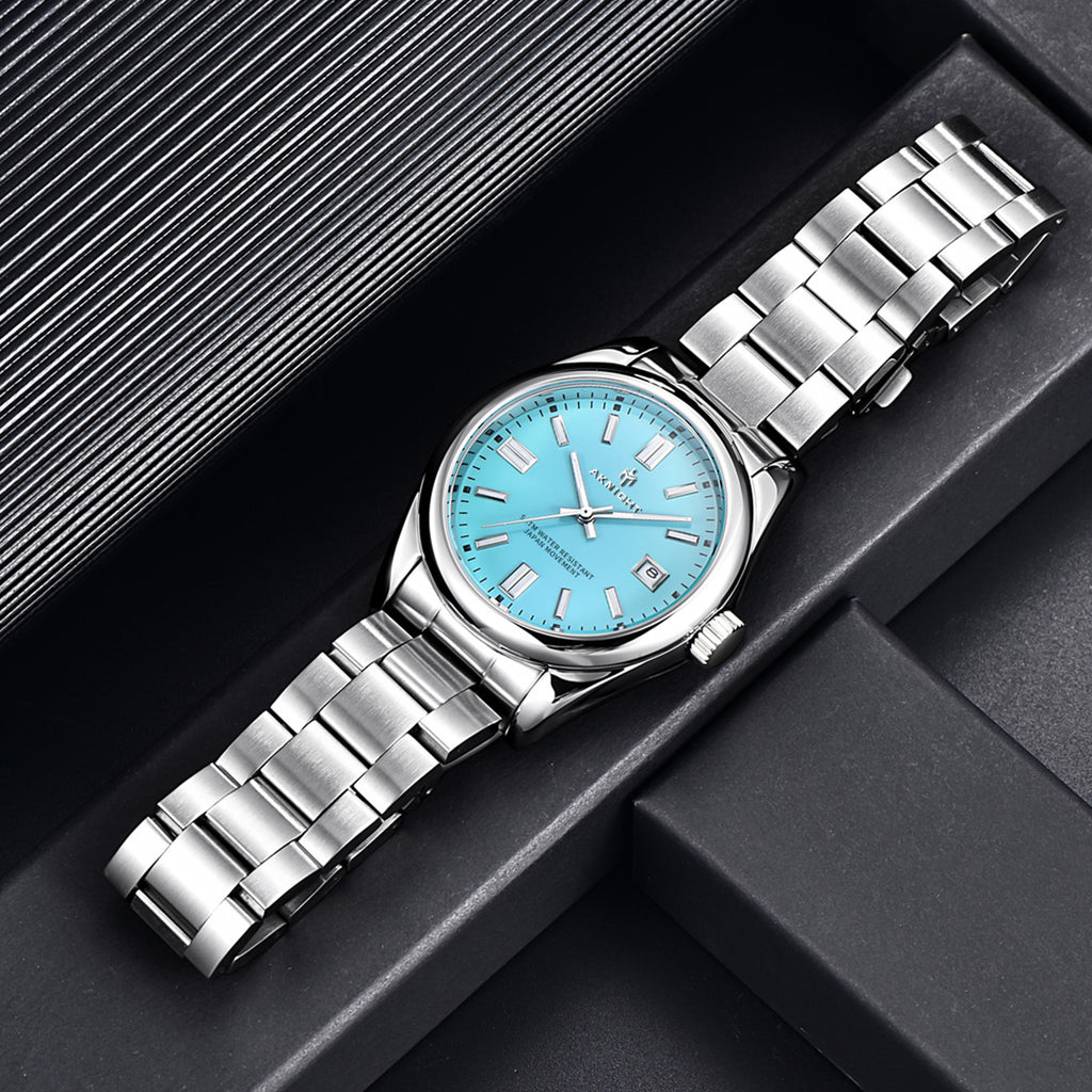 Men Watch Waterproof Stainless Steel Watch For Men Analog Chronograph Fashion Watch, Easy Read Men Dress Watch Luminous Watch Elegant Gift