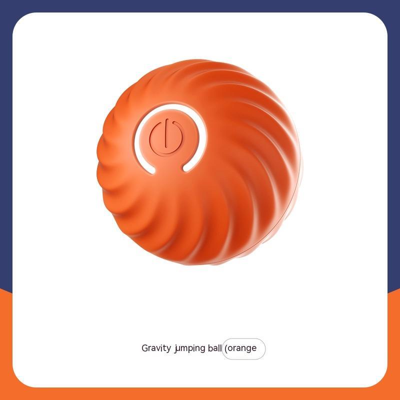 Pet Dog Rubber Ball Toys For Dogs Resistance To Bite Dog Chew Toys Puppy Pets Dogs Training Products Orange Jumping Ball