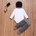 US Newborn Baby Boy Girl Tops Romper Bodysuit Jumpsuit Pants Outfits Clothes Set