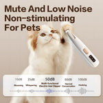 2025 New Pet Paw Trimmer 1Pack,Rechargeable Quiet Hair Trimmer For Pets,Professional Pet Grooming Kit - Cordless Waterproof  Clippers With LED For Precision Trimming,Ideal For Home Grooming Pet Hair