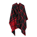 Women's Fashion Gingham Check Warm Scarf