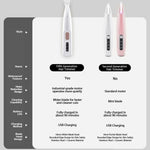 2025 New Pet Paw Trimmer 1Pack,Rechargeable Quiet Hair Trimmer For Pets,Professional Pet Grooming Kit - Cordless Waterproof  Clippers With LED For Precision Trimming,Ideal For Home Grooming Pet Hair